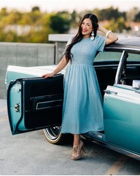 Esther & Co - Iolana Dress - Sage