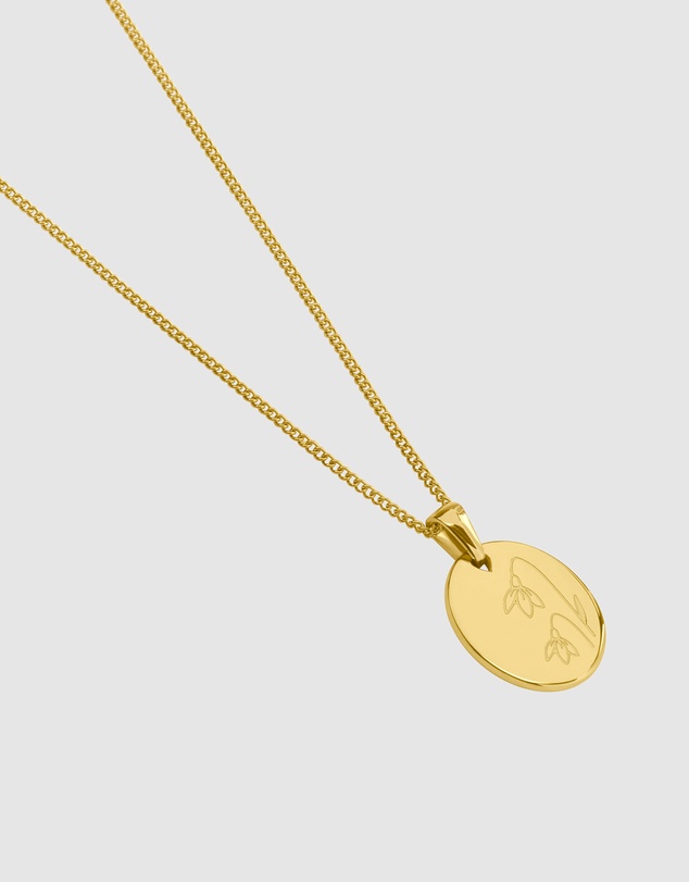 Pastiche - January Birth Flower Necklace