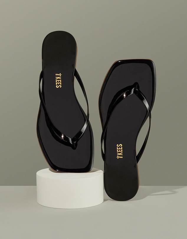 Tkees - Lily Square-Toe Gloss Sandals
