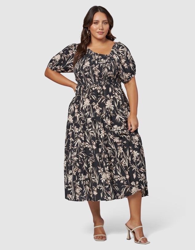 Something 4 Olivia - Ella Asymmetric Midi Dress