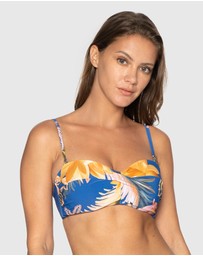 Nip Tuck Swim - Blue Mango Tango Jacinta Bikini Top