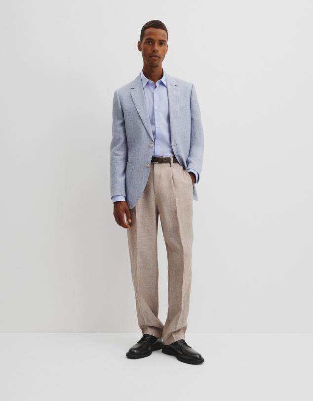Country Road - Regular Fit Linen Chambray Jacket