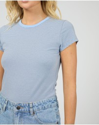 All About Eve - Sami Stripe Tee Blue