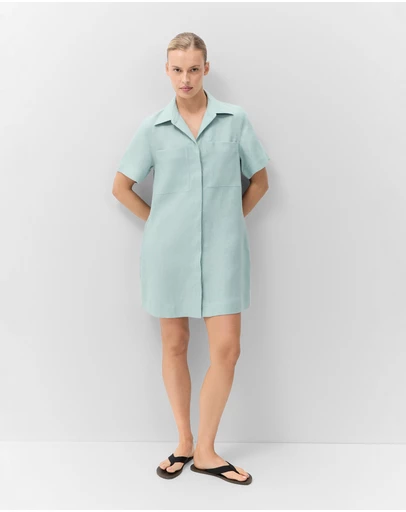 UNISON - Collared Linen Dress