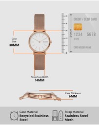Skagen - Signatur Rose Gold-Tone Analogue Watch SKW2694