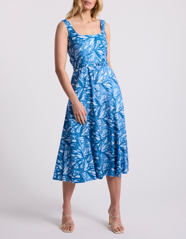 David Lawrence - Monica Stretch Linen Dress