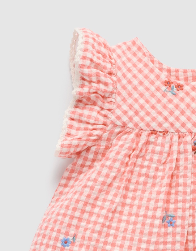 Purebaby - Gingham Set-Babies