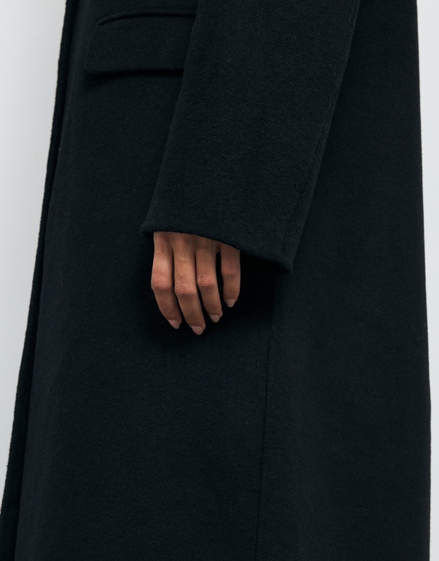 Revibe - Repaired AERE Orla Double Faced Wool Coat - AU 12