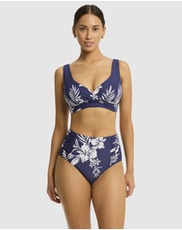 Sea Level Australia - Aloha Cross Front Multifit Bra Top