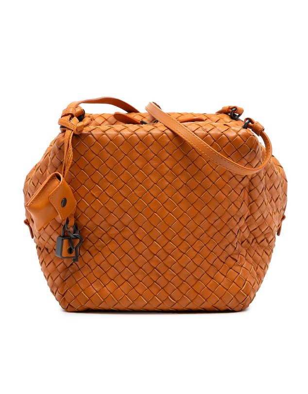 Pre-Loved by Azura Reborn - Pre-Loved Nappa Intrecciato Cube Crossbody