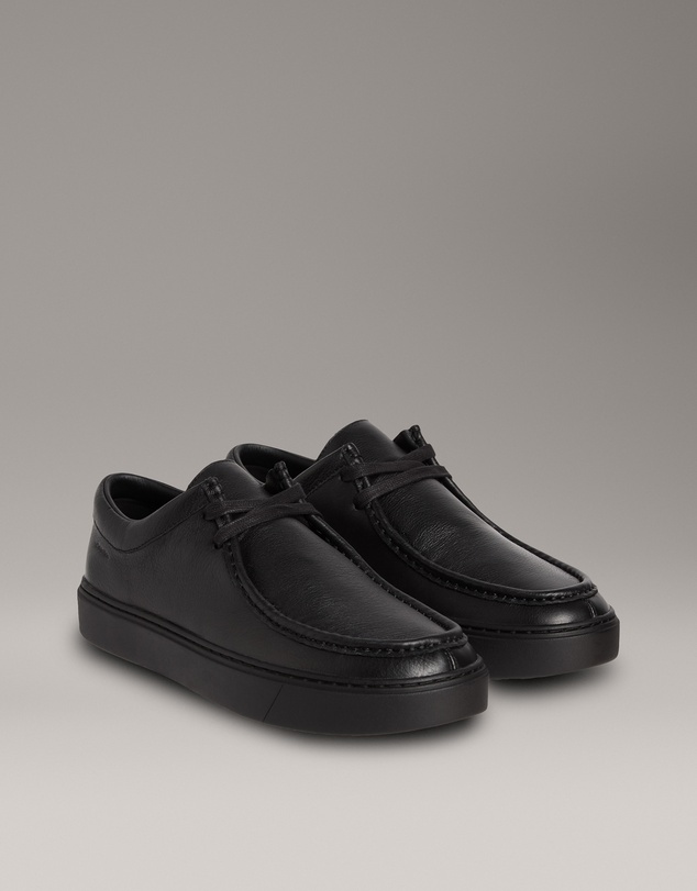 Calvin Klein - Leather Apron Lace Up Shoes