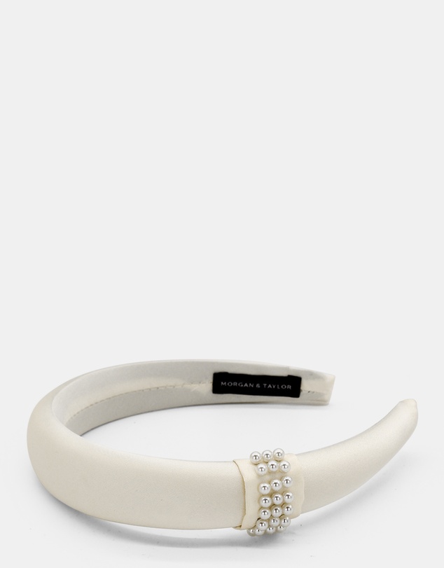 Morgan & Taylor - Frankie Headband in White