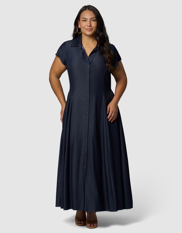 Something 4 Olivia - Paige Maxi Shirt Dress