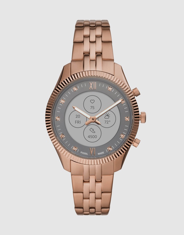 Fossil - Fossil Scarlette Hybrid HR Rose Gold Smartwatch FTW7043