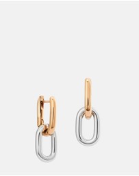 Daniel Wellington - Contrast Link Earrings Two Tone