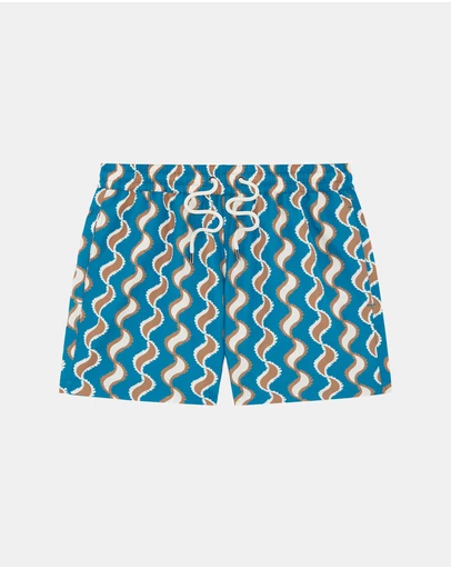 Frescobol Carioca - Rio Copa Paisley Print Swim Shorts