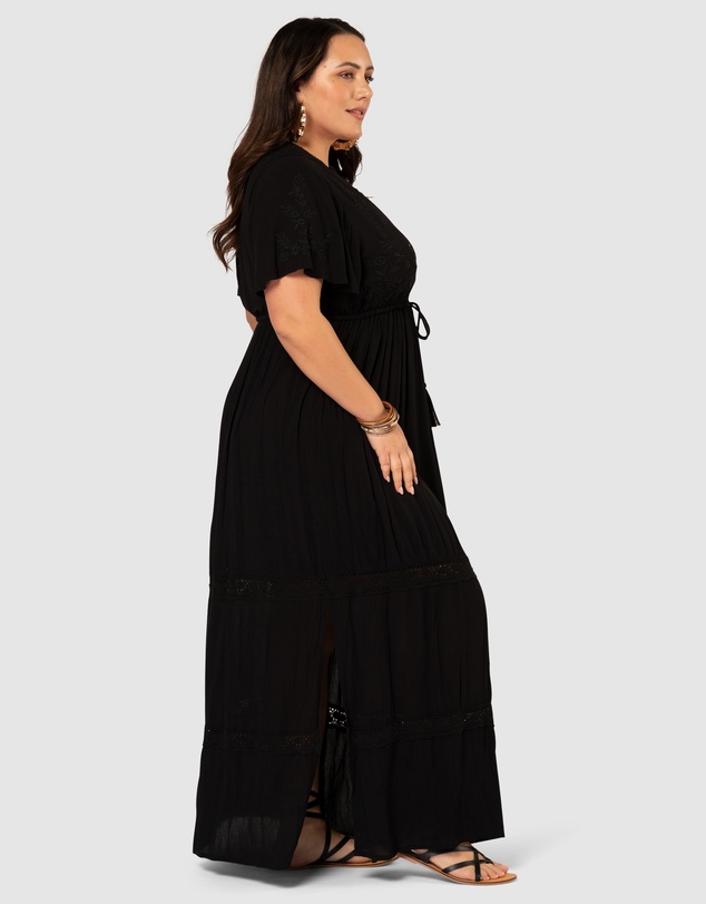 The Poetic Gypsy - Floating Clouds Maxi Dress