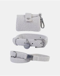 Lilly + Dash - Dog Walking Set – Matching Leash, Waste Bag Holder and Collar
