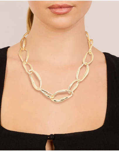 Lovisa - Gold Large Link Short Necklace