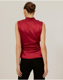 Tussah - Drape Neck Top