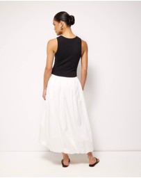 AERE - Avalon Bubble Hem Midi Dress