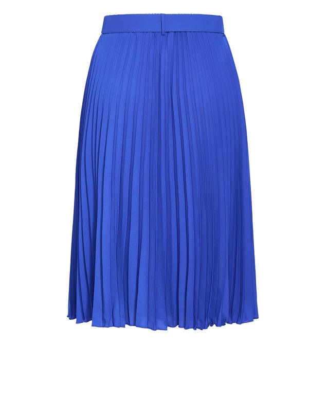 City Chic - Plus size Petra Pleat Midi Skirt - cerulean