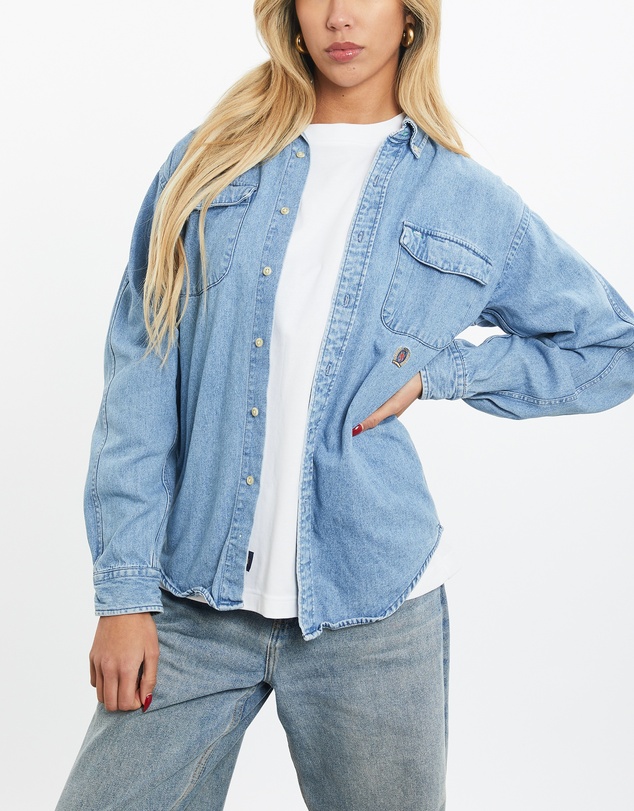 Vintage by The Real Deal - Pre Loved - 90s Tommy Hilfiger Denim Button Up Shirt