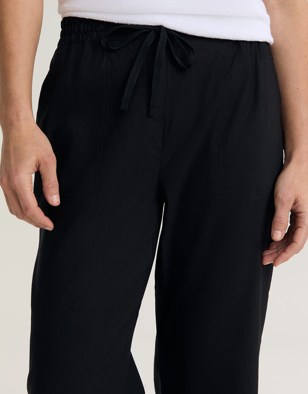 Sportscraft - Rosa Crop Linen Pant