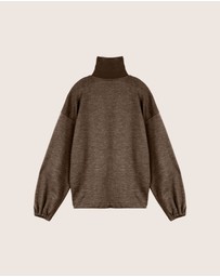 IDA+S - Reina Merino Wool Quarter-Zip Pullover