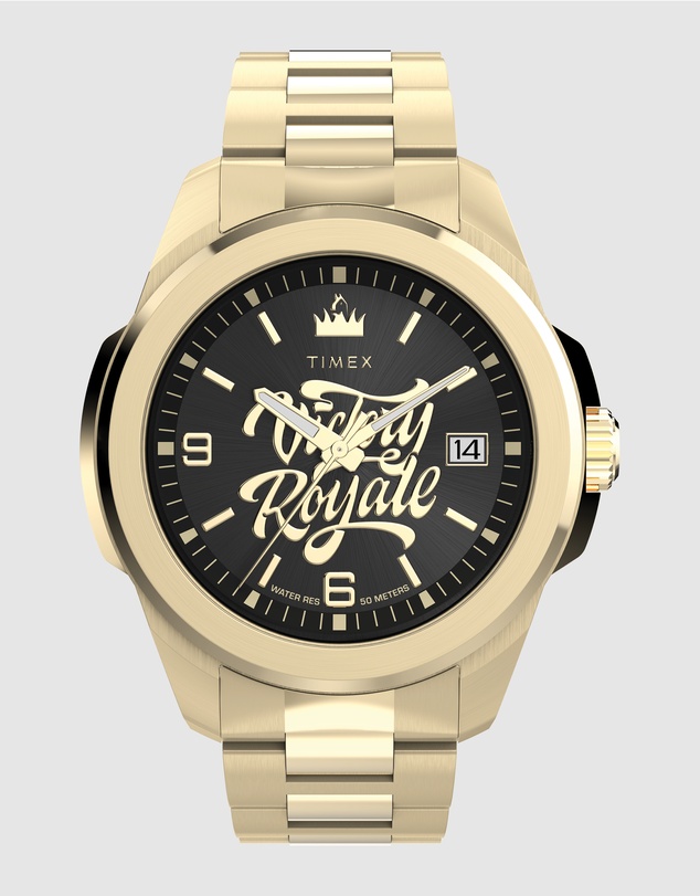 TIMEX - Timex x Fortnite Essex 45mm Stainless Steel Bracelet Watch