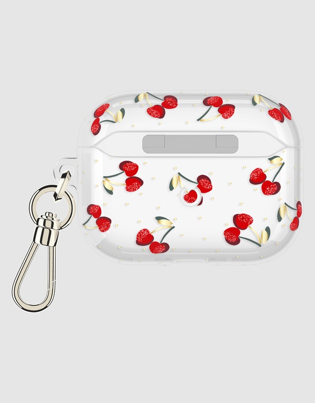 Kate Spade - Kate Spade Cherry Dot with Gold Clip for AirPod Pro 3