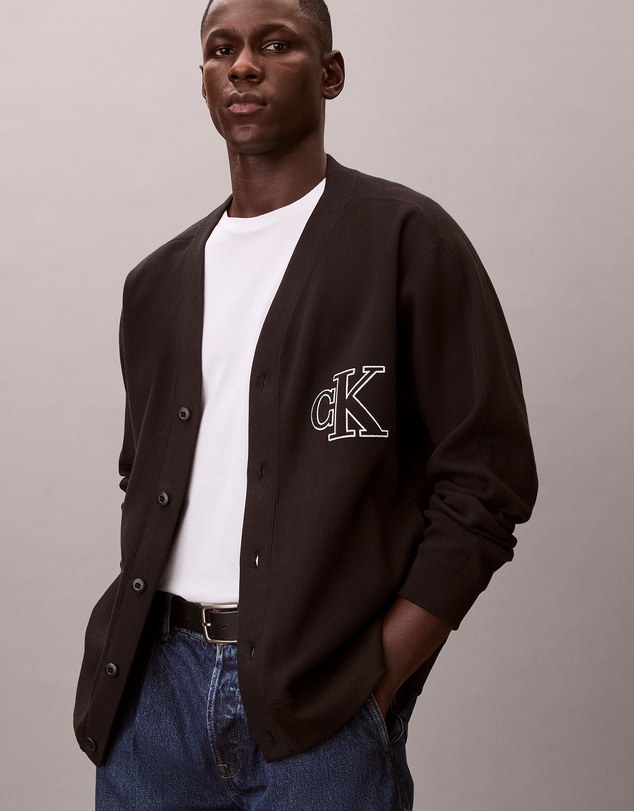 Calvin Klein Jeans - Double Rib Logo Cardigan