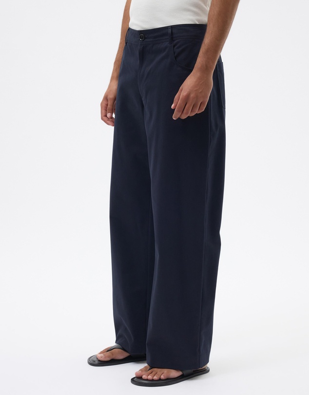 AERE - Cotton Twill Wide Trousers
