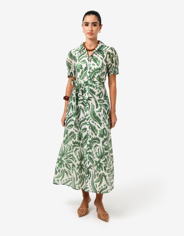 Forcast - Tallulah Belted Shirt Dress
