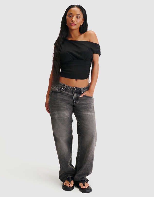 Cotton On - Curvy Low Rise Straight Jeans