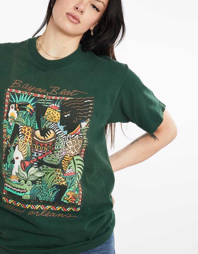 Vintage by The Real Deal - Pre Loved - Vintage 1991 New Orleans 'Bayou Beat' Tee