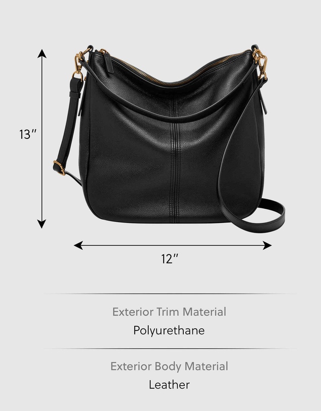 Fossil - Jolie Black Hobo Bag