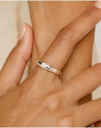 By Charlotte - Silver Align Your Soul Ring