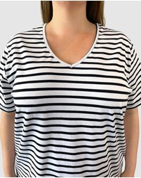 Love Your Wardrobe - Cassie Stripe Tee