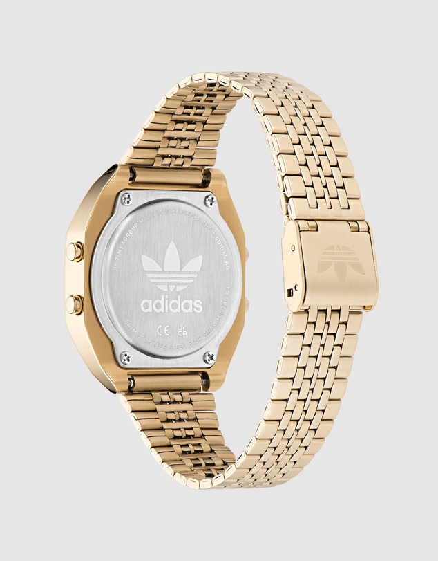 adidas Originals - Digital Two Gold-Tone Watch