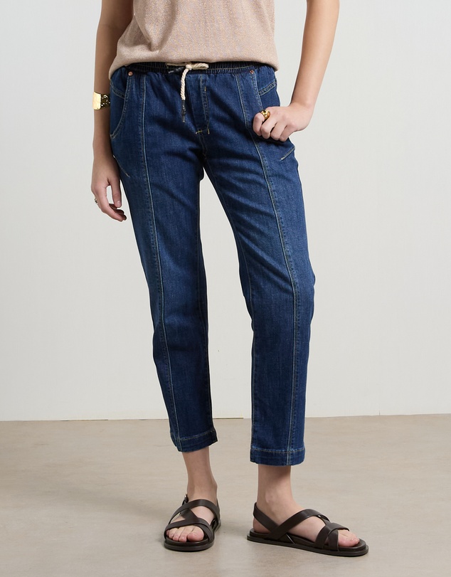 DRICOPER DENIM - Featherlight Paris Blue Stretch Pants