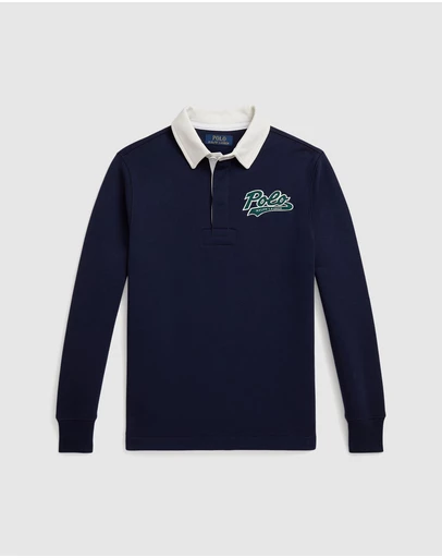 Polo Ralph Lauren - Logo Fleece Rugby Sweatshirt - ICONIC EXCLUSIVE - Teens