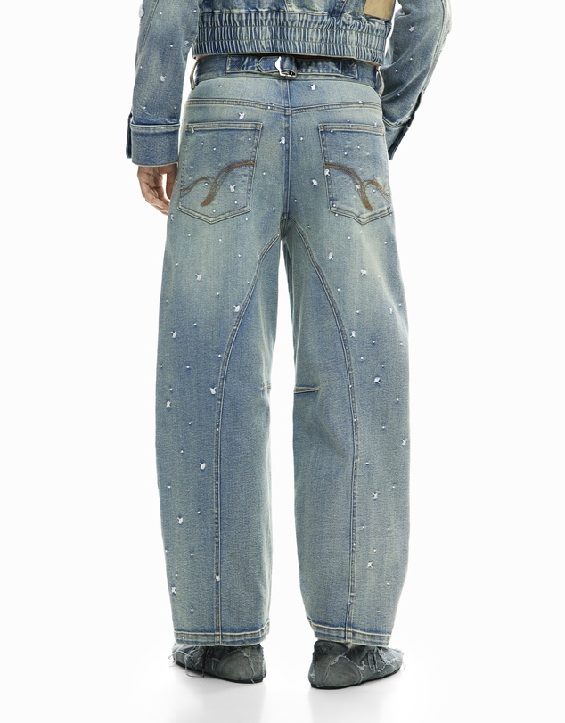 Desigual - Embroidered jeans