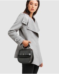 Belle & Bloom - Bad Girl Wool Blend Moto Coat