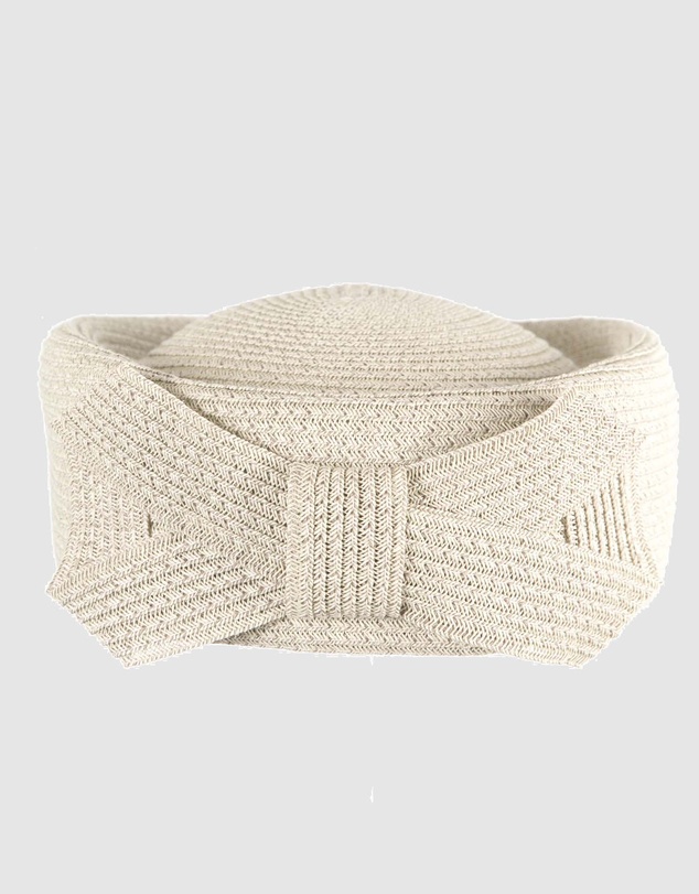 Max Alexander - Silver Braid Pillbox Hat