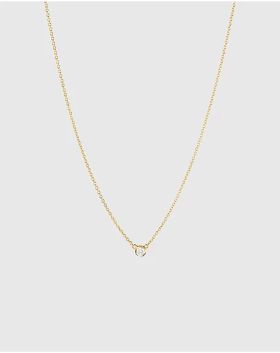 Georg Jensen - Signature Diamond Pendant