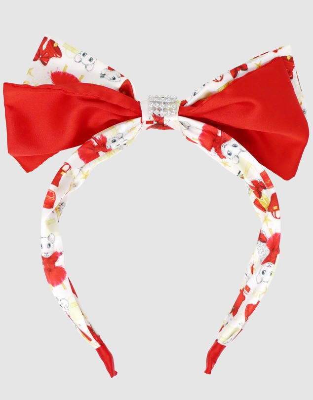 Claris The Chicest Mouse In Paris By Pink Poppy - Claris Fashion Holiday Heist Bow Headband