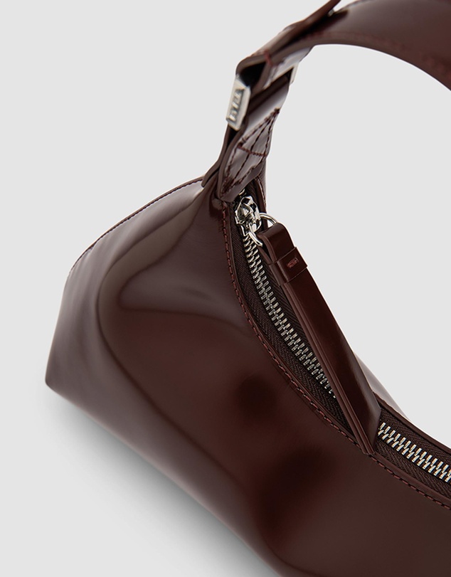 By Far - Amberette Semi Patent Leather Bag