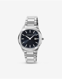 Michael Hill - Quartz Watch with Deep Blue Dial in Stainless Steel