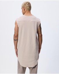 Surrounded By Ghosts - The Galena Cotton Rib Tail Muscle T-Shirt